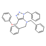 1H-1,2,3-Triazol-5-amine, 4-(phenoxymethyl)-N,N,1-tris(phenylmethyl)-