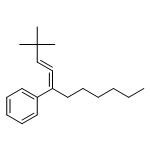 Benzene, [1-(3,3-dimethyl-1-buten-1-ylidene)heptyl]-