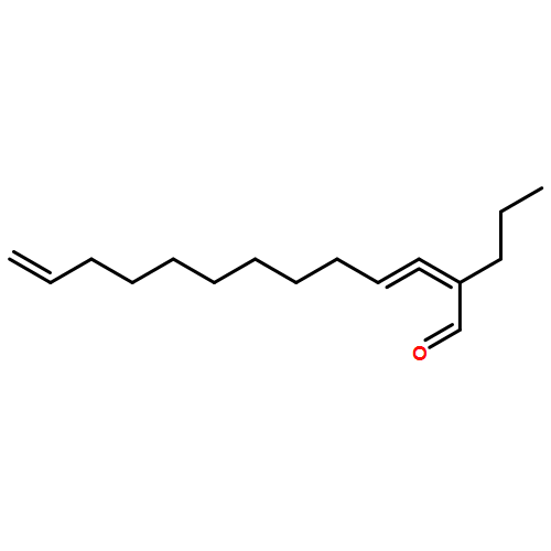 2,3,12-Tridecatrienal, 2-propyl-