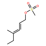 2,3-Hexadien-1-ol, 4-methyl-, 1-methanesulfonate