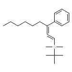 Benzene, [1-[2-[(1,1-dimethylethyl)dimethylsilyl]ethenylidene]heptyl]-