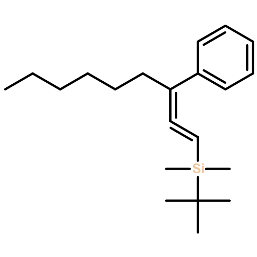 Benzene, [1-[2-[(1,1-dimethylethyl)dimethylsilyl]ethenylidene]heptyl]-