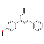 Benzene, 1-methoxy-4-[1-(2-phenylethenylidene)-3-buten-1-yl]-