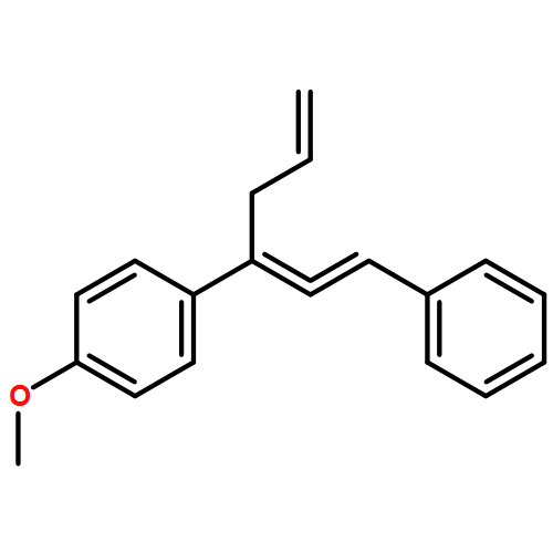 Benzene, 1-methoxy-4-[1-(2-phenylethenylidene)-3-buten-1-yl]-