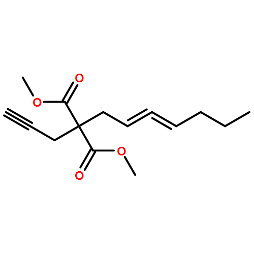 Propanedioic acid, 2-(2,3-heptadien-1-yl)-2-(2-propyn-1-yl)-, 1,3-dimethyl ester