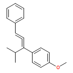 Benzene, 1-methoxy-4-[1-(1-methylethyl)-3-phenyl-1,2-propadien-1-yl]-