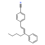 Benzonitrile, 4-(3-phenyl-1,2-heptadien-1-yl)-