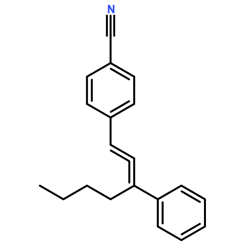 Benzonitrile, 4-(3-phenyl-1,2-heptadien-1-yl)-