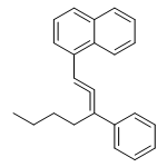 Naphthalene, 1-(3-phenyl-1,2-heptadien-1-yl)-