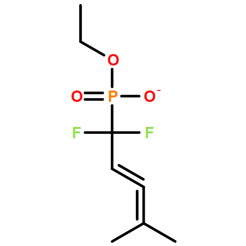 Phosphonic acid, P-(1,1-difluoro-4-methyl-2,3-pentadien-1-yl)-, monoethyl ester