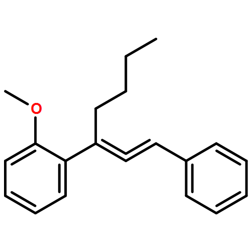 Benzene, 1-methoxy-2-[1-(2-phenylethenylidene)pentyl]-