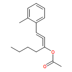 1,2-Heptadien-3-ol, 1-(2-methylphenyl)-, 3-acetate