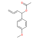 Benzenemethanol, 4-methoxy-α-1,2-propadien-1-yl-, 1-acetate