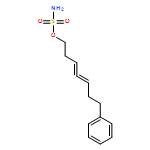 Sulfamic acid, 7-phenyl-3,4-heptadien-1-yl ester