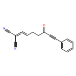 Propanedinitrile, 2-(5-oxo-7-phenyl-1-hepten-6-yn-1-ylidene)-