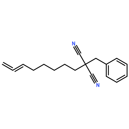 Propanedinitrile, 2-(6,7-octadien-1-yl)-2-(phenylmethyl)-