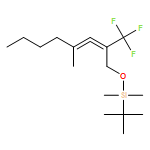 Silane, (1,1-dimethylethyl)dimethyl[[4-methyl-2-(trifluoromethyl)-2,3-octadien-1-yl]oxy]-