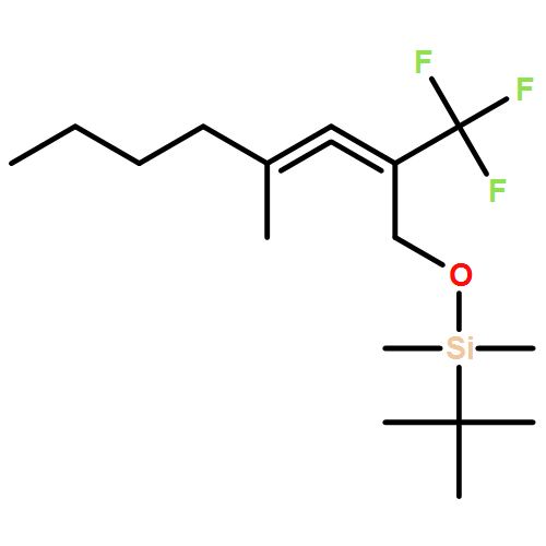 Silane, (1,1-dimethylethyl)dimethyl[[4-methyl-2-(trifluoromethyl)-2,3-octadien-1-yl]oxy]-