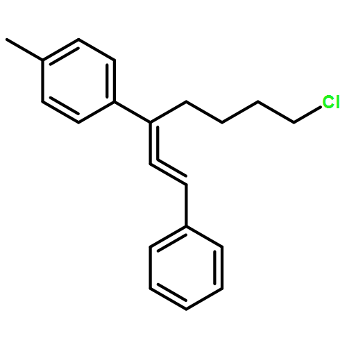 Benzene, 1-[5-chloro-1-(2-phenylethenylidene)pentyl]-4-methyl-