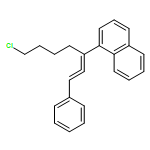 Naphthalene, 1-[5-chloro-1-(2-phenylethenylidene)pentyl]-