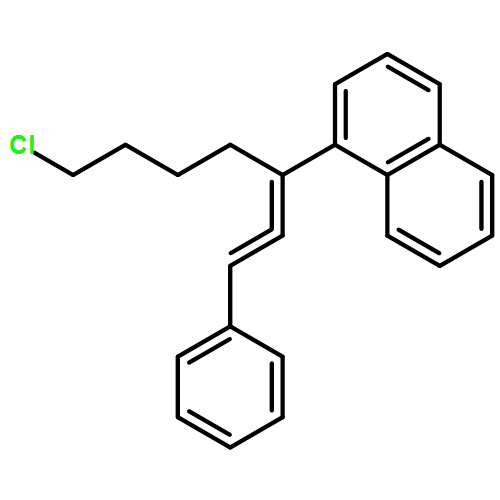 Naphthalene, 1-[5-chloro-1-(2-phenylethenylidene)pentyl]-