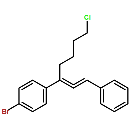 Benzene, 1-bromo-4-[5-chloro-1-(2-phenylethenylidene)pentyl]-