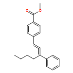 Benzoic acid, 4-(3-phenyl-1,2-heptadien-1-yl)-, methyl ester