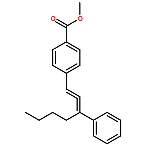 Benzoic acid, 4-(3-phenyl-1,2-heptadien-1-yl)-, methyl ester