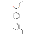 Benzoic acid, 4-(3-ethyl-1,2-pentadien-1-yl)-, ethyl ester