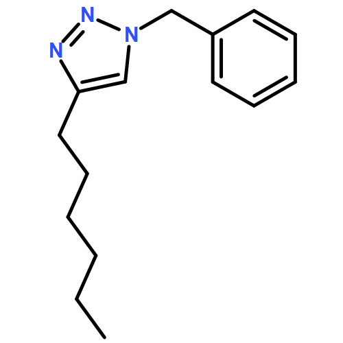 1H-1,2,3-Triazole, 4-hexyl-1-(phenylmethyl)-