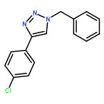 1H-1,2,3-Triazole, 4-(4-chlorophenyl)-1-(phenylmethyl)-