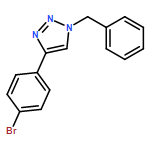 1H-1,2,3-Triazole, 4-(4-bromophenyl)-1-(phenylmethyl)-