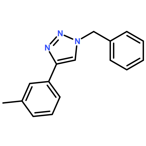 1H-1,2,3-Triazole, 4-(3-methylphenyl)-1-(phenylmethyl)-