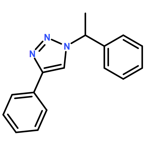 1H-1,2,3-Triazole, 4-phenyl-1-(1-phenylethyl)-