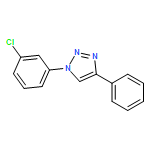 1H-1,2,3-Triazole, 1-(3-chlorophenyl)-4-phenyl-