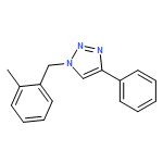 1H-1,2,3-Triazole, 1-[(2-methylphenyl)methyl]-4-phenyl-