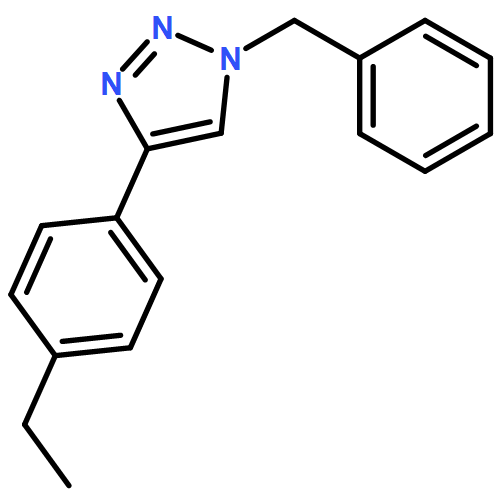 1H-1,2,3-Triazole, 4-(4-ethylphenyl)-1-(phenylmethyl)-