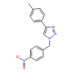 1H-1,2,3-Triazole, 4-(4-methylphenyl)-1-[(4-nitrophenyl)methyl]-