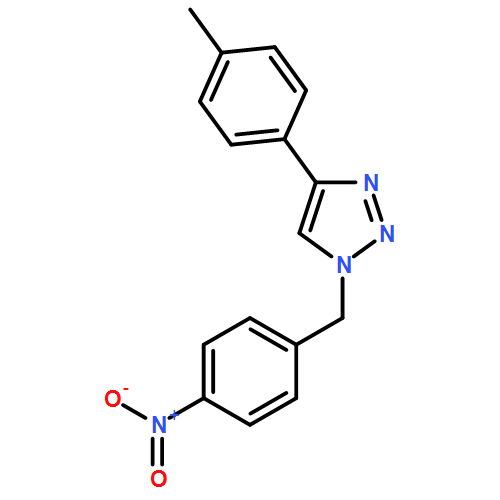 1H-1,2,3-Triazole, 4-(4-methylphenyl)-1-[(4-nitrophenyl)methyl]-