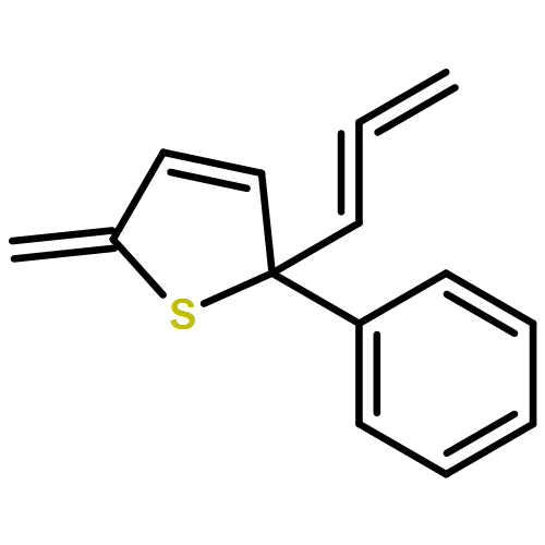 Thiophene, 2,5-dihydro-5-methylene-2-phenyl-2-(1,2-propadien-1-yl)-