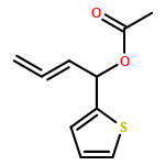 2-Thiophenemethanol, α-1,2-propadien-1-yl-, 2-acetate