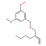 Benzene, 1-[[(2-ethenylidenehexyl)oxy]methyl]-3,5-dimethoxy-