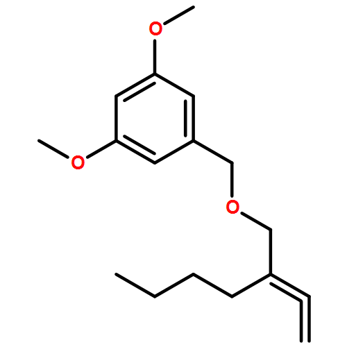 Benzene, 1-[[(2-ethenylidenehexyl)oxy]methyl]-3,5-dimethoxy-