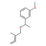 Benzene, 1-methoxy-3-[1-[(2-methyl-2,3-butadien-1-yl)oxy]ethyl]-