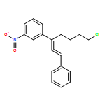 Benzene, 1-[5-chloro-1-(2-phenylethenylidene)pentyl]-3-nitro-