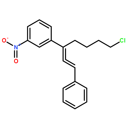 Benzene, 1-[5-chloro-1-(2-phenylethenylidene)pentyl]-3-nitro-