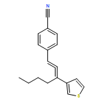 Benzonitrile, 4-[3-(3-thienyl)-1,2-heptadien-1-yl]-