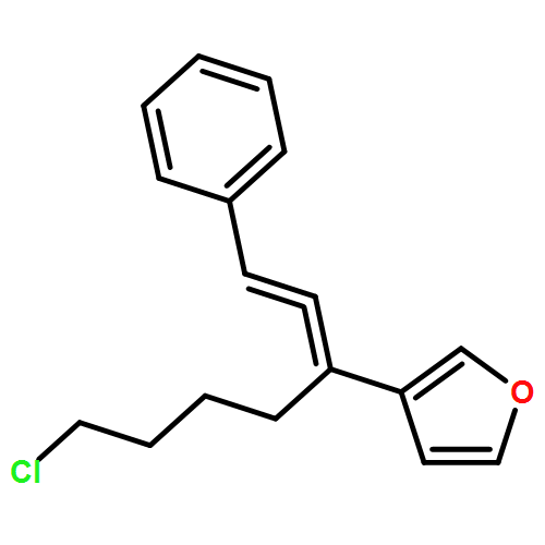 Furan, 3-[5-chloro-1-(2-phenylethenylidene)pentyl]-