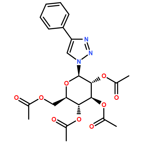 1H-1,2,3-Triazole, 4-phenyl-1-(2,3,4,6-tetra-O-acetyl-β-D-glucopyranosyl)-