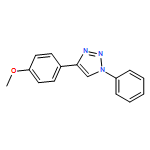 1H-1,2,3-Triazole, 4-(4-methoxyphenyl)-1-phenyl-